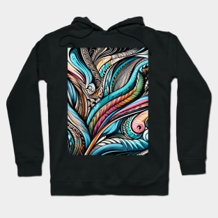 Discover Aotearoa's Cultural Tapestry: Authentic Maori Art in Vibrant Illustrations Hoodie